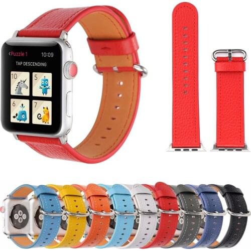 Modern Design Classic Buckle Band for Apple Watch Series 3 2 1 Strap for iWatch 38mm 42mm Bracelet Smart Watch Accessories Belt