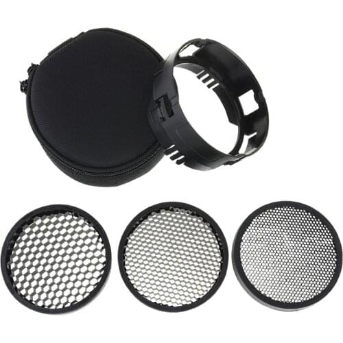 Haoge Off-Camera Flash Grid Kit for Profoto B1 and B2 Monolight Strobe Light