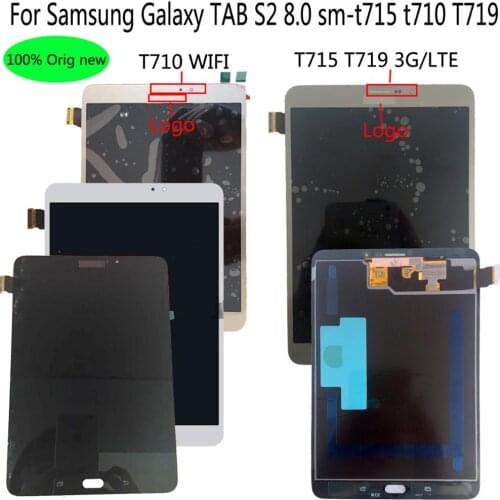 Shyueda for Samsung Galaxy TAB S2 8.0 sm-t715 t710 T713 T719 Super AMOLED 1536x2048 LCD Display Touch Screen Digitizer