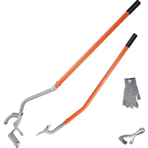 Steel/Aluminum Tire Changer 17.5" To 24" Tire Mount Demount Tool Kit Manual Tubeless Truck Bead Breaker Auto Tire Changing Tool