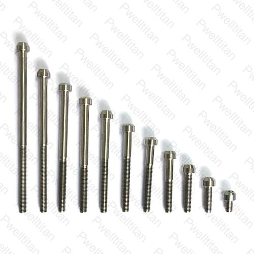 M6 Titanium Bolt Ti X 10/12/15/20/25/30/35/40/50/60/70/80/90/120mm Button Torx Allen Head Alloy Screw for Motorcycle Bicycle