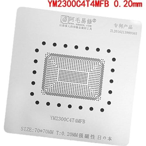 BGA Stencil For Macbook YM2300C4T4MFB YM2500C4T4MFB YM2200C4T20FB YM3200C4T20FG Reballing Tin Plant Net Solder Heat Template