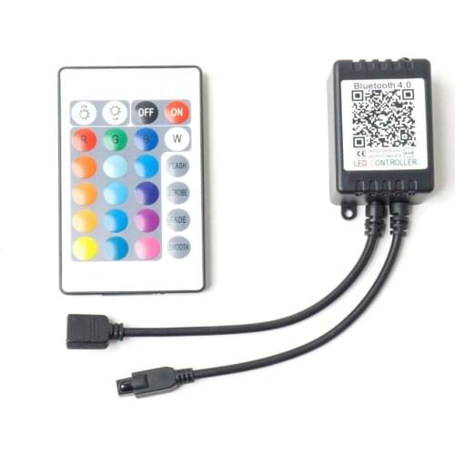 Smart Bluetooth Mobile Phone APP Controller for LED Strip Lights 5V 12V 24V Control for RGB Light Decoration BackLighting