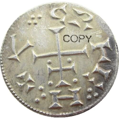 UK(03)United Kingdom 895-915 Anglo-Saxon Cnut 1Penny Silver Plated Copy Coin