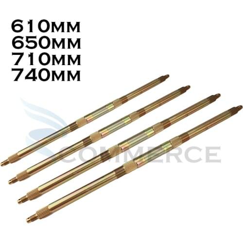 610/650/710/740mm 23T Rear Axle Fit For DIY 49cc-125cc Electric Mini Kids Go Buggy ATV Electric Vehicle Kart Quad Bike Scooter