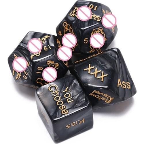 1pc/4Pcs English 12 facial sex posture Sexy dice foreign trade specifically for the latest fun dice