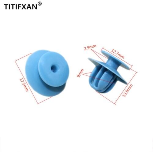 10PCS Car side skirt wheel arch guard plastic fastener clip for Mitsubishi Mirage L200 MU000977