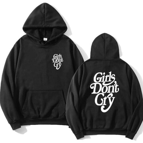 2021 New Arrival Girls Don't Cry Printed Hoodie Women men Hip hop Men Casual Hoodie Pullover Size S-XXXL