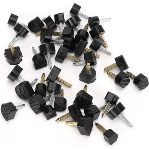 40Pcs High Heel Tip Replacement Repair Tips Pins Heel Stoppers Protect Dowel Lifts Wear-Resistant Anti-Skid Mute Shoe Accessory