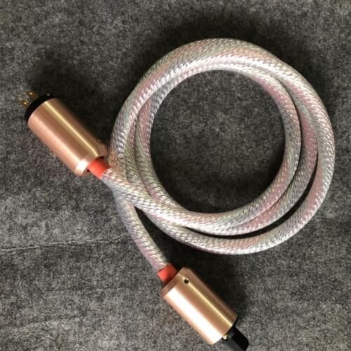 7N Copper Audio AC Power Cable 12 Core Odin Silver Plated Power Wire for Hifi Amplifier CD Player