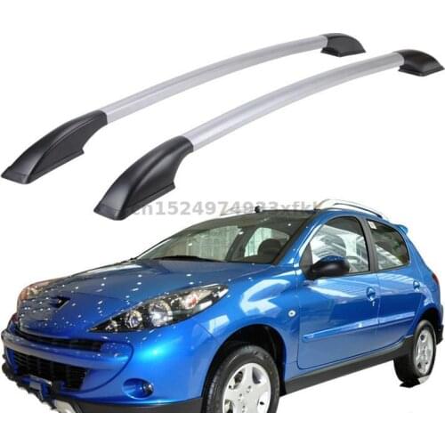 Special Car Luggage Rack Aluminum Alloy Roof Rack Free Of Drilling 1.2 Meters For Peugeot 206~207 Car Accessories Car Styling
