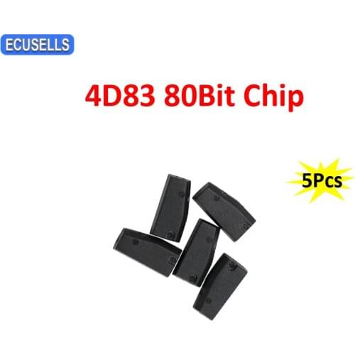 5Pcs/Lot Car Key Chip 4D83 80Bit Blank Ceramic Transponder Chip 4D63 ID83 Chip for Ford Focus for Mazda for Lincoln for Mecury