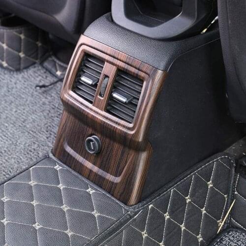 For BMW X1 F48 2016-2019 ABS Plastic Car Rear Row Air Conditioning Vent Outlet Frame Trim Cover