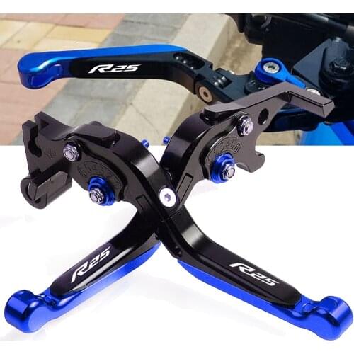 For YAMAHA YZFR25 YZF R25 2014 2015 2016 2017 2018 2019 Motorcycle Brake Levers clutch lever Adustable brakes lever and clutch
