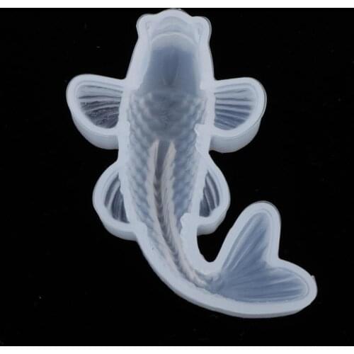 Cake Chocolate Mould Jelly Clear 3D Koi Mold DIY Silicone Crafts