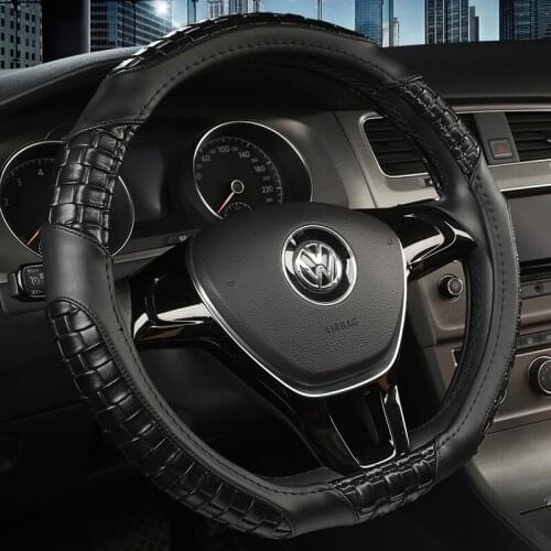 Car Steering Wheel Cover D Shape Soft Short plush Winter For Nissan Qashqai J11 X-trail T32 For Kia Sportage Optima GOLF 7 2015