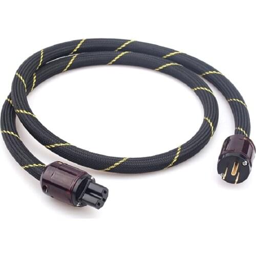 Hi-end 4N OFC Pure Copper HiFi Audio Power Cable with P-079 Connector Plug