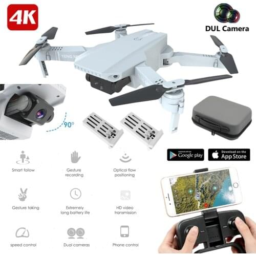 KF609 Dron 4K Camera HD Foldable FPV Quadrocopter Drone Mini 2.4G WIFI Selfie Optical Flow Quadcopter Helicoptero Rc Toy For Boy