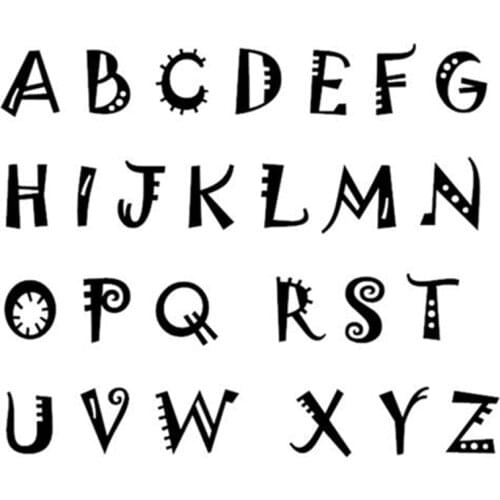 YINISE 1066 Capital Alphabet Metal Cutting Dies For Scrapbooking Stencils DIY Album Cards Decoration Embossing Folder Die Cuts