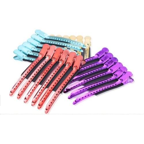 Metal hair clips 12pcs/pack hair clip professional hair stools