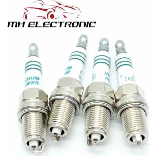 MH ELECTRONIC 4 PCS/LOT IK20 5304 IK20-5304 IK205304 Iridium Spark Plug For Toyota Audi Volkswagen Mitsubishi High Quality New