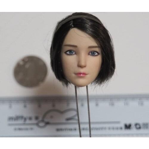 1/6 Female Head Sculpture Model VERYCOOL VC-CF-04 Military Agent Parts OB fit 12 inch action figure body