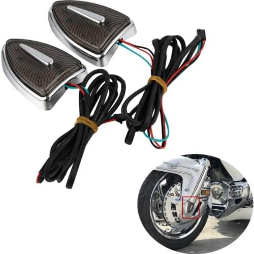 Motorcycle Aero Head Marker Lights Smoke Lens For Honda Goldwing 1800 GL1800 Airbag 2012-2017 Accessories