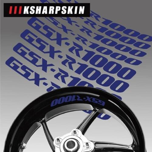 New sale Motorcycle wheel reflective decorative rim interior side logo decals For SUZUKI GSX-R1000 K8 k9 gsx r1000