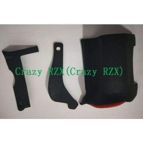 New Bady rubber (Grip+left side+thumb) repair parts For Nikon D750 SLR digital camera