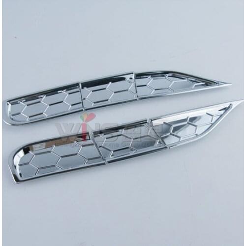 Hrome Headlight Cleaner Trims For Jeep Grand Cherokee 2014 2015 2016 2017 C ABS Car-styling Accessories Mirror Surface