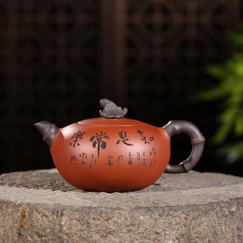 Recommended hot style pot all hand gift wholesale yixing teapot tea ceremony a substituting new push