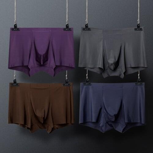 ROGRDNAN Mens Silk Briefs