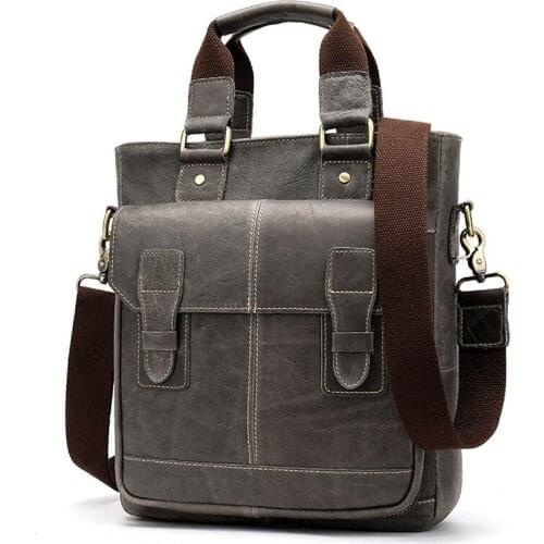 Mens Genuine Leather Bag Crossbody Bags for Men Messenger Bag Men Leather Mens Shoulder Bags Male Handbags Business Briefcase