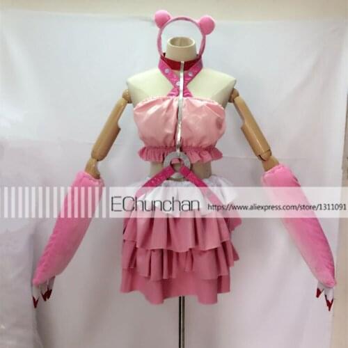 Supersonico cosplay costume Custom Made Uniform Clothing includes bear gloves and socks