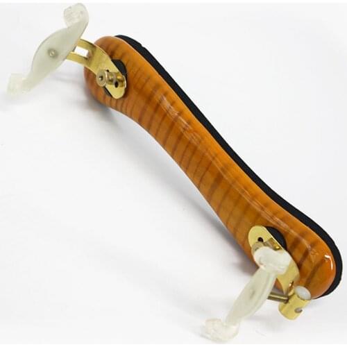 TONGLING Stripes Violin Shoulder Rest Maple Wood Adjustable 4/4 3/4 1/2 1/4 1/16 Shoulder Pad Professional Violin Accessories