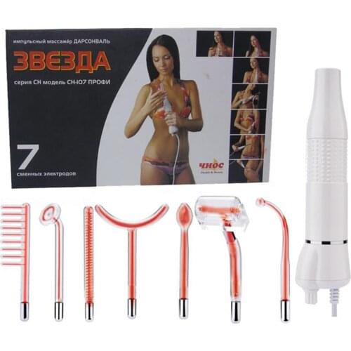 High Frequency Electrotherapy Facial Machine Spot Acne Remover Facial Skin Care Massager For Face Beauty Device Spa Salon Home