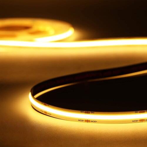 High quality COB LED Strip Light 360 LED High Density Flexible COB Led Lights RGB Warm Nature Cold White Linear Dimmable 12V 24V