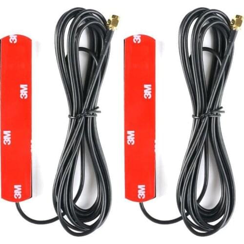 2PCS Patch Antenna 3G 4G 5G 600-6000MHz 8dbi SMA Male Connector 3M Extension Cable for Wifi Router IP / PC / Camera