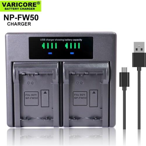 2021 VariCore 8.4V Camera lithium battery Charger for NP-FW50 LP-E6 LP-E17 LP-E10 NP-W126 EN-EL15 Mirrorless digital batteries