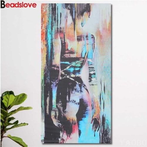 5D DIY Diamond Painting accessories Cross Stitch Abstract beauty back view Full Square Diamond Embroidery sale mosaic picture