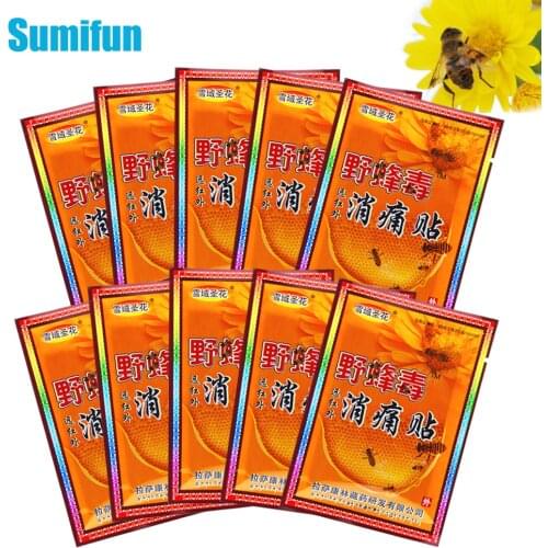 96pcs Hot Bee Venom Joint Pain Patches Neck Back Body Muscle Relaxation Arthritis Sprains Orthopedic Plasters Health Care