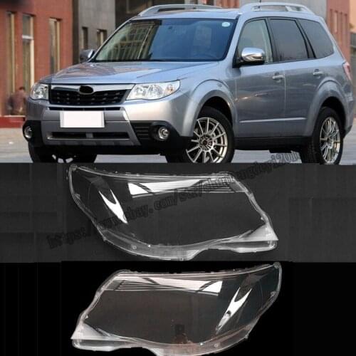 For Subaru Forester 2009-2012 Car Headlight Lens Headlamp Cover Left Right Pair high quality Car modification accessories