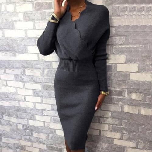 Elegant Printed Knitted High Waist Dresses Women 2021 Slim Patchwork Dress Female New Autumn Fashion Bodycon Sexy Lady Vestidos