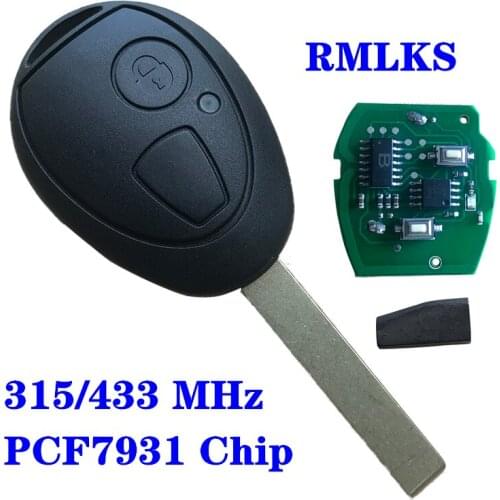 Car Smart Remote Key For BMW MINI COOPER For MG7 Transponder Remote Key 433MHz 315Mhz FOB Chip PCF7931 ID73 Chip With Bar Code