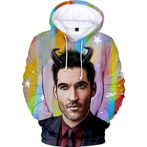 Sidno Hot Sale Lucifer 3D Hoodies Men/Women Autumn Winter Popular Personality Hip Hop Hoodie 3D Print Lucifer Sweatshirts Top