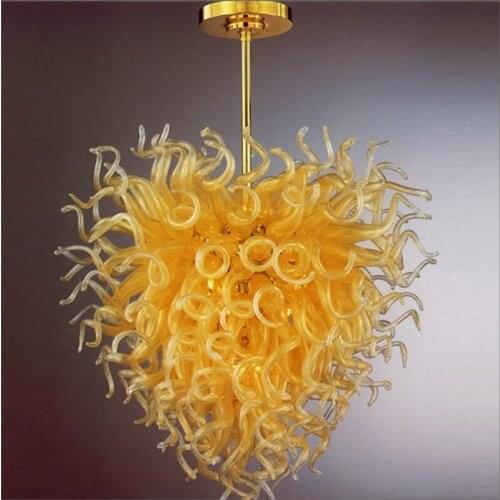 Turkish Style Art Decor Blown Glass Chandelier Hand Blown Murano Glass Chandeliers Lighting