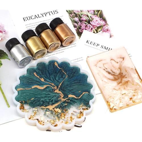 Shimmer Metallic Pigment Pearlescent Colorant Pigment Dye Epoxy Resin Colour DIY Jewelry Making Supplies