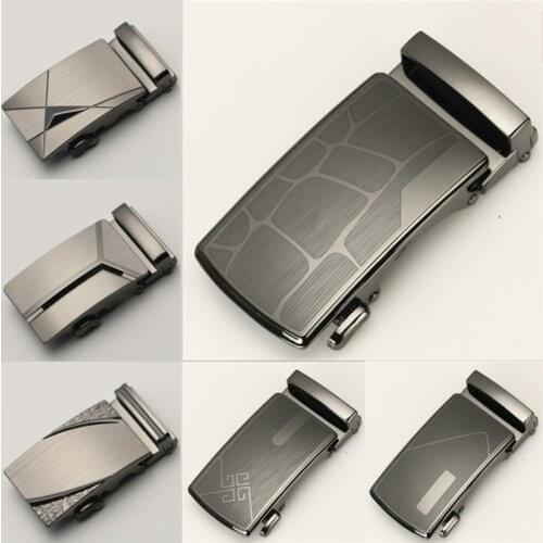 Mens belt buckle, trousers buckle, business accessories automatic buckle width 3.5CM mens belts