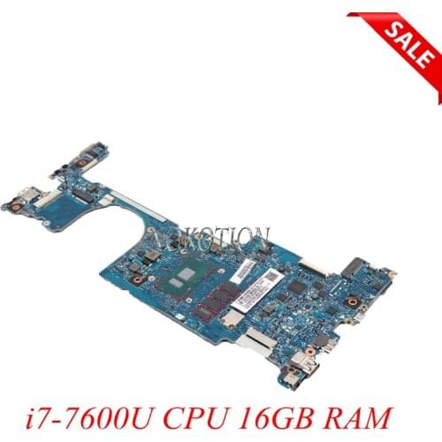 NOKOTION 920054-601 For HP EliteBook X360 1030 G2 Laptop Motherboard 6050A2848001-MB-A01 13.3 inch i7-7600U CPU 16GB RAM