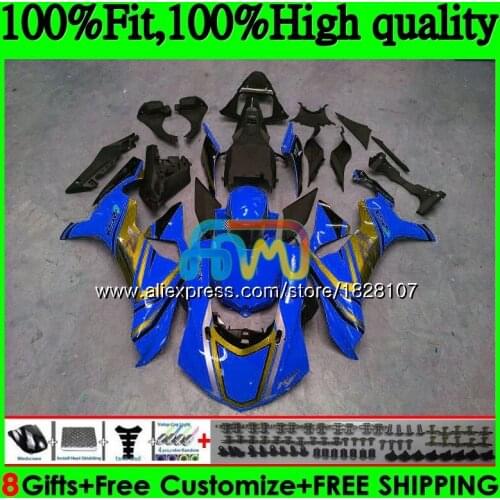 OEM Injection For YAMAHA YZF R1 1000 YZFR1 15 16 17 129BS.58 YZF-1000 YZF R 1 YZF1000 Gloss blue YZF-R1 2015 2016 2017 Fairing